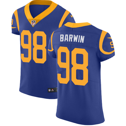 Nike Rams #98 Connor Barwin Royal Blue Alternate Men's Stitched NFL Vapor Untouchable Elite Jersey - Click Image to Close